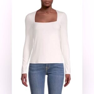 Bailey 44 long sleeve viv shirt. White. Size S.